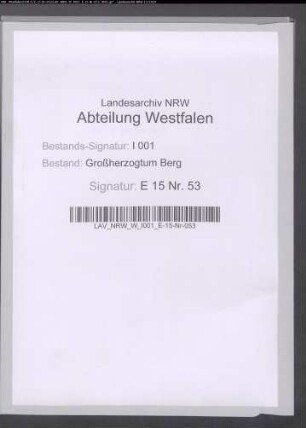 Hypothekeneintragungsgesuche Kirchspiel Ennigerloh