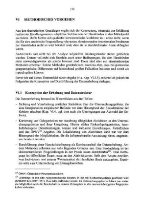 VI Methodisches Vorgehen
