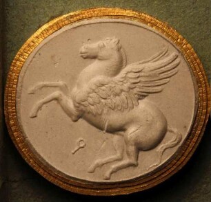 Der fliegende Pegasus (Daktyliothek, Erstes Mythologisches Tausend)