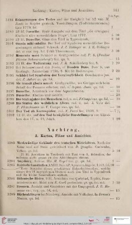 Nachtrag (Nr. 3203 - 3332)