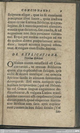 De Explicatione Textus Biblici