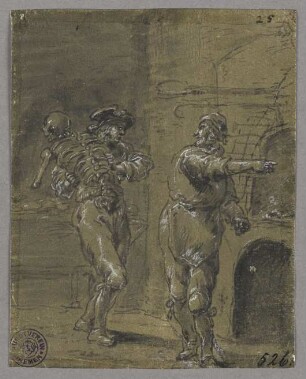 Eulenspiegel bringt dem Bäcker, was unter dem Galgen lag, aus: "Geschichte des Till Eulenspiegel"