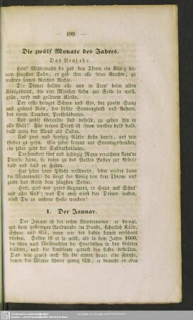 Die zwölf Monate des Jahres