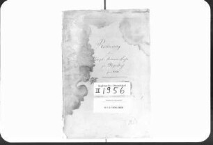Rechnungen der Armenverwaltung (Zentralwohltätigkeitsanstalt, Zentralarmenverwaltung, Hauptarmenkasse) für 1850