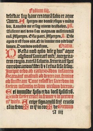 Incipit ordo ad cathezizandos infantes