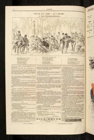 Paris en 1868 - par F. Regamey I - Les Champs-Élysées