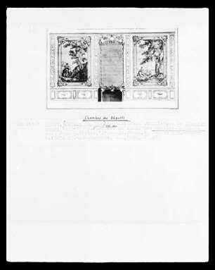 Paris, Assemblée nationale, Wanddekoration des Arrière-Cabinet