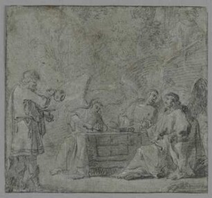 Abraham bewirtet die drei Engel