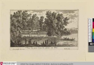 Veue du Carré d'eau de Lisni en Brie
