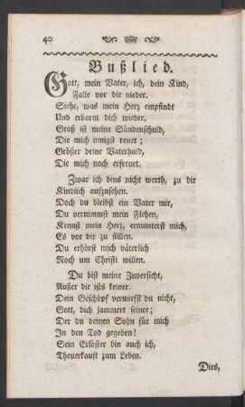Bußlied
