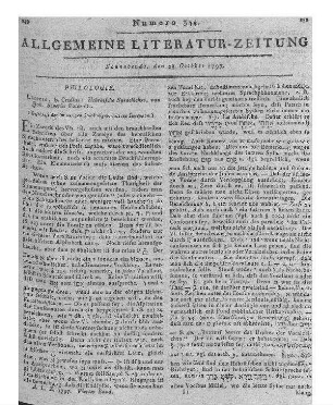 [Palm, G. F.]: Interessante Scenen aus der Geschichte der Menschheit. Bd. 1-2. Hannover: Ritscher 1796-97