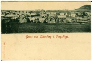 Gruß aus Altenberg im Erzgebirge : Altenberg. Ansicht