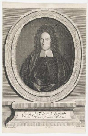 Bildnis des Christoph Friederich Poshardt