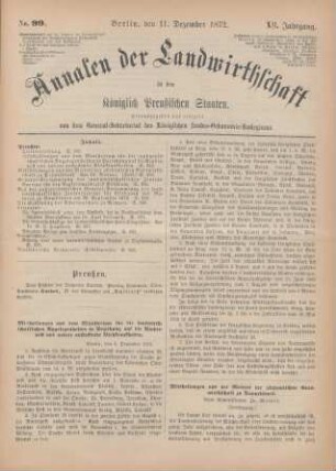 No. 99. Berlin, den 11. Dezember 1872. XII. Jahrgang.
