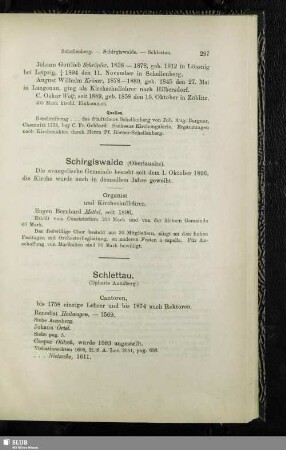 Schlettau (Ephorie Annaberg)