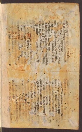 Fragmente (13. Jh.): Psalterium feriatum (s. a. hinteres Vorsatz)