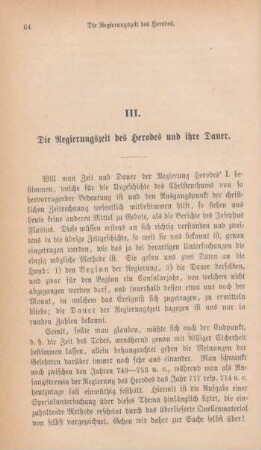 64-82 Die Regierungszeit des Herodes und ihre Dauer