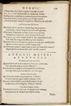 Antonii Meyeri Atrebatis.