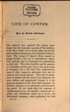 The works of William Cowper, Vol. 4
