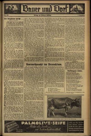 Zweite Ausgabe vom Freitag, den 07. Dezember 1934.