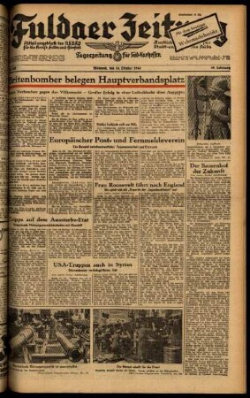 Ausgabe vom Mittwoch, den 21. Oktober 1942.