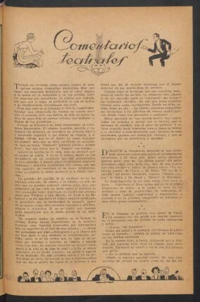 Comentarios teatrales