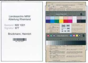 Entnazifizierung Heinrich Bruckmann, geb. 06.02.1912 (Assessor)