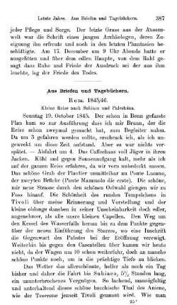 Aus Briefen und Tagebüchern.