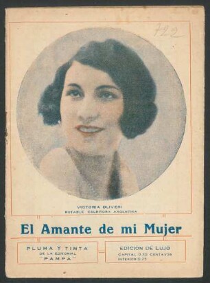 [Fotografía de] Victoria Oliveri, notable escritora argentina