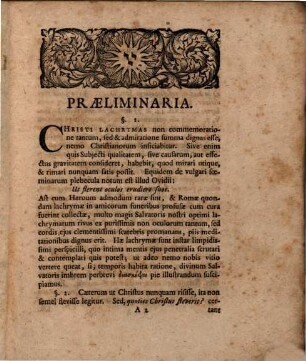 De lachrymis Christi sub ingressum Hierosolymorum fusis, ex Luc. XIX v. 41 diss. theol.