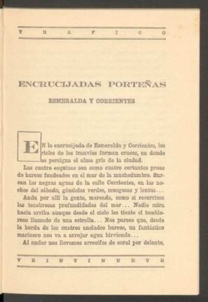 Encrucijadas porteñas