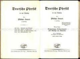 Physiklehrbuch eines Vertreters der "Deutschen Physik", Band 4