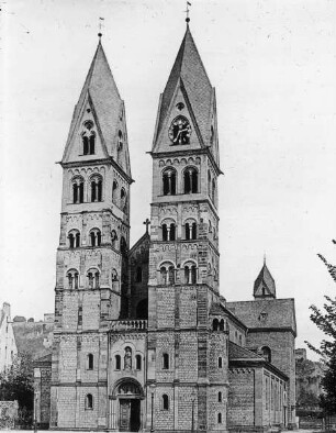 Koblenz St. Kastor, Westfassade