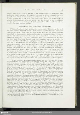 Ästhetische und technische Fortschritte