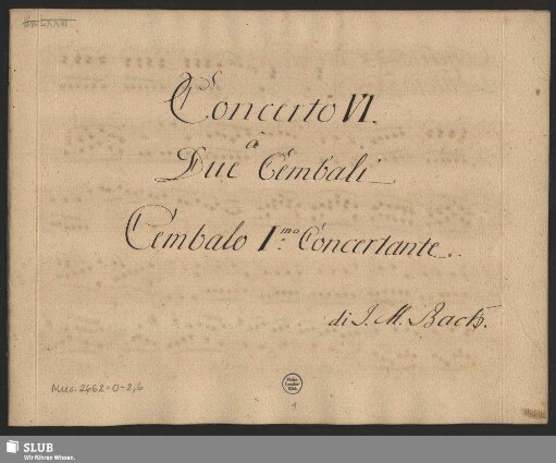 Cembalo I. concertante