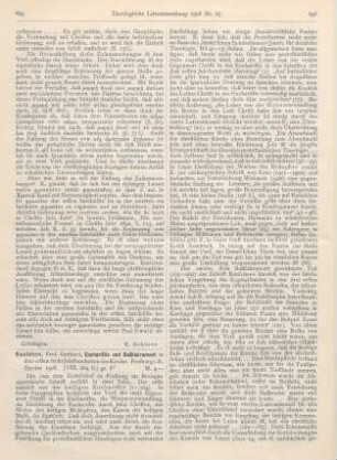695-697 [Rezension] Rauschen, Gerhard, Eucharistie und Bußsakrament in den ersten sechs Jahrhunderten der Kirche