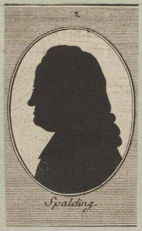 Bildnis des Johann Joachim Spalding