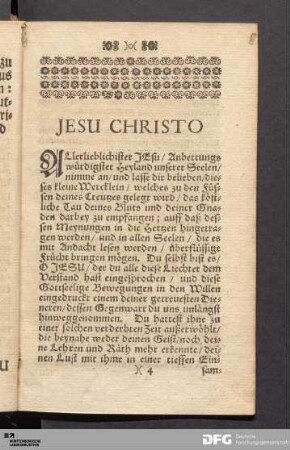 Jesu Christo...