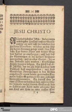 Jesu Christo...