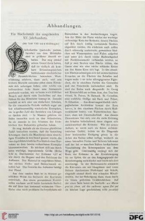 Ein Bischofsstab des ausgehenden XV. Jahrhunderts