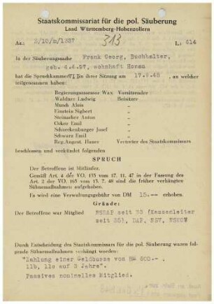 Frank, Georg