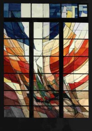 Entwurf für ein Altarfenster in der Katholischen Kirche St. Franziskus in Marburg-Cappel