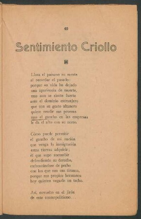 Sentimiento criollo