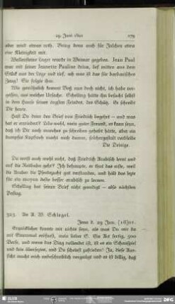 Caroline von Schelling an August Wilhelm von Schlegel, Jena, 29.06.1801