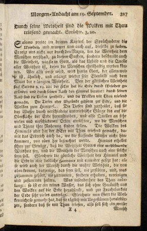 327-338, Morgen-Andacht am 19. September. - Abend-Andacht am 21. September.