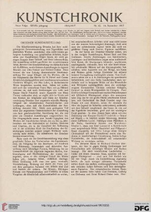 Dresdner Kunstausstellung, [1]
