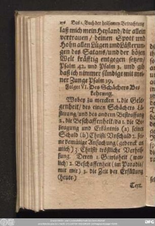 Folget VI. Des Schächers Bekehrung.