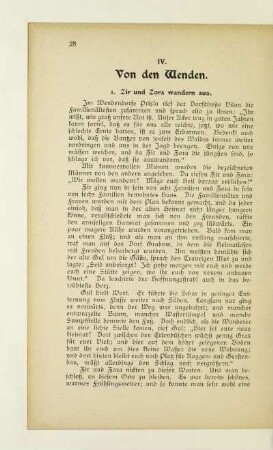 IV. Von den Wenden