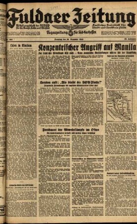 Ausgabe vom Dienstag, den 30. Dezember 1941.