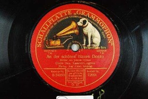 An der schönen blauen Donau : Walzer / von Johann Strauss